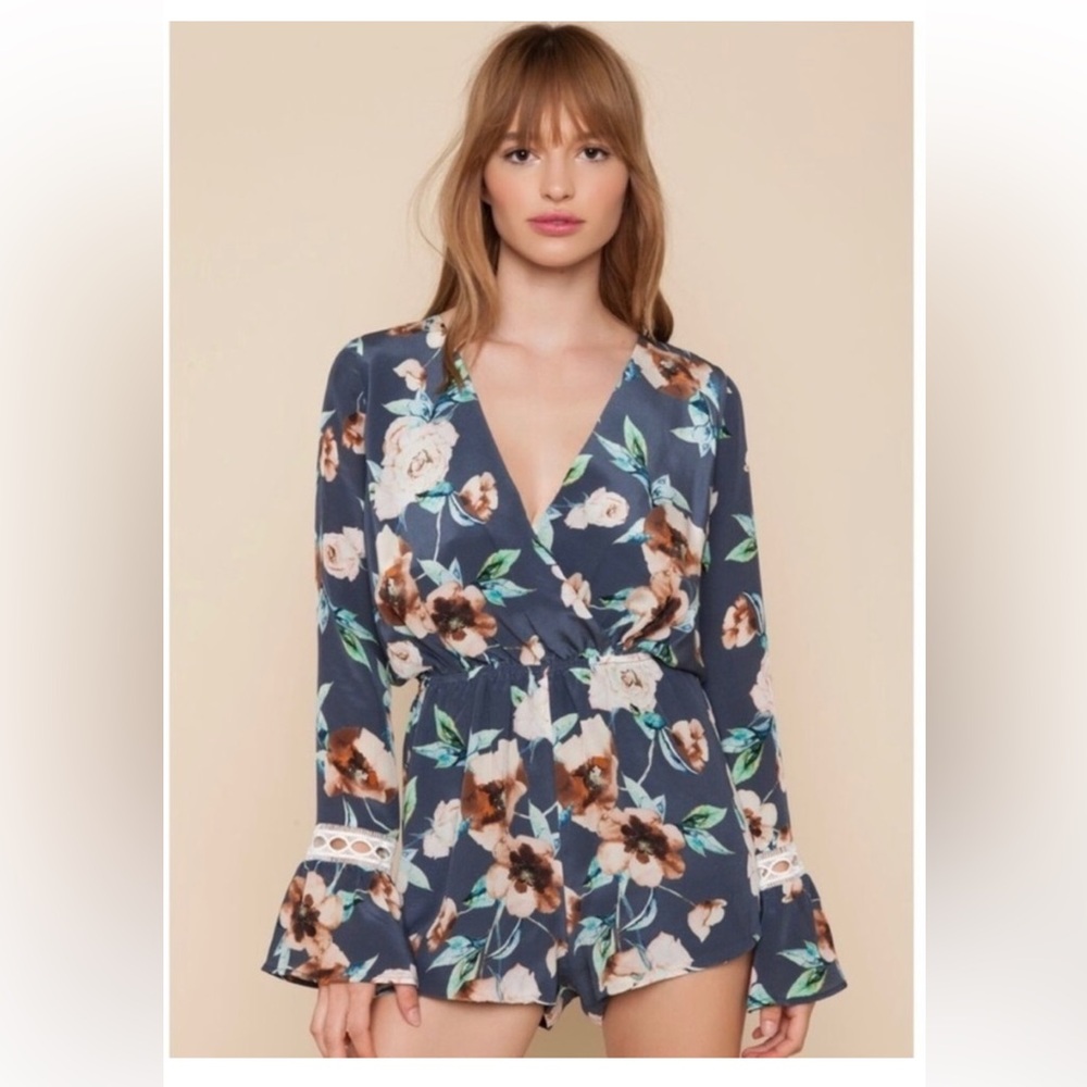 Stone Cold Fox silk romper